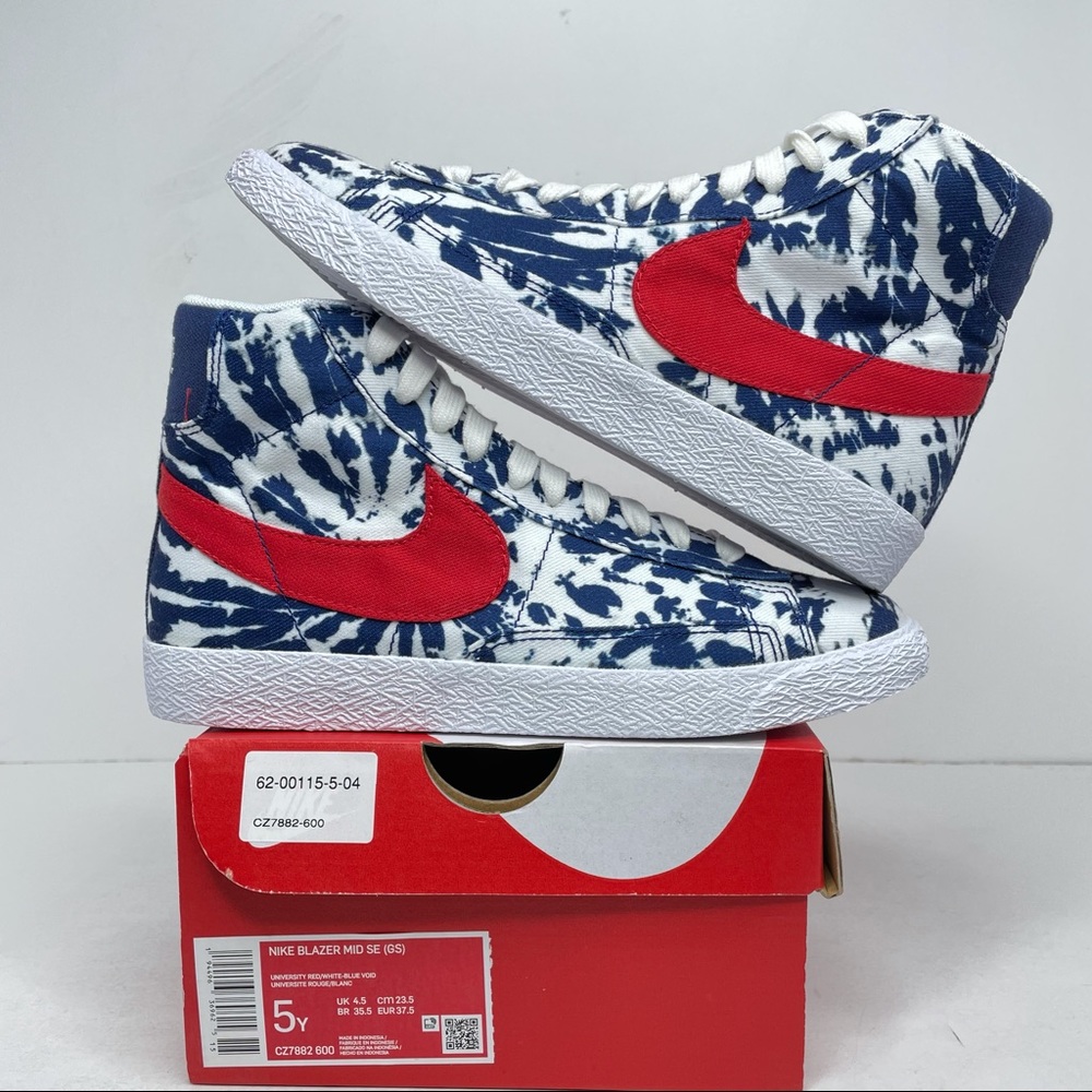 Nike Blazer Mid SE GS “Tie-Dye” BRAND NEW - Picture 1 of 4